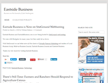 Tablet Screenshot of eastsidebusiness.com